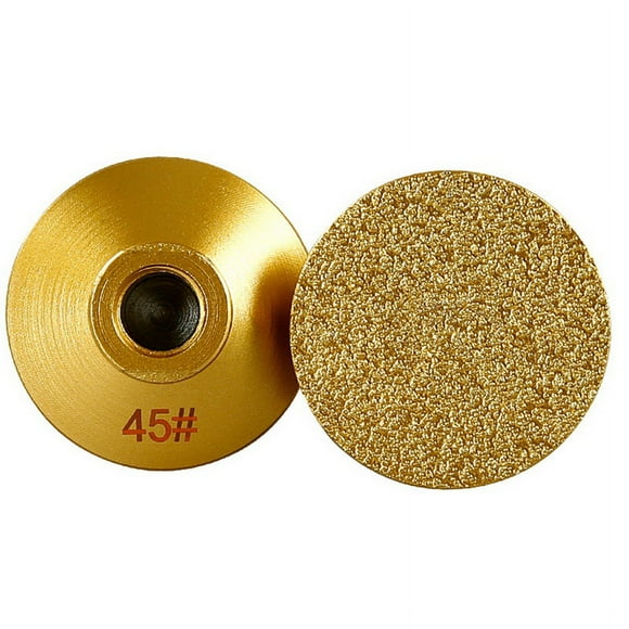 2PCS 45 M10 Brazed Flat Grinding Abrasive Polishing Stone Marble Quartz Cobblestone Grind