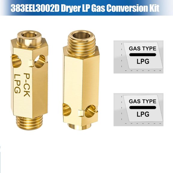 2PCS 4948EL4002C LP Conversion Kit with Orifice & Label for LG Dryer