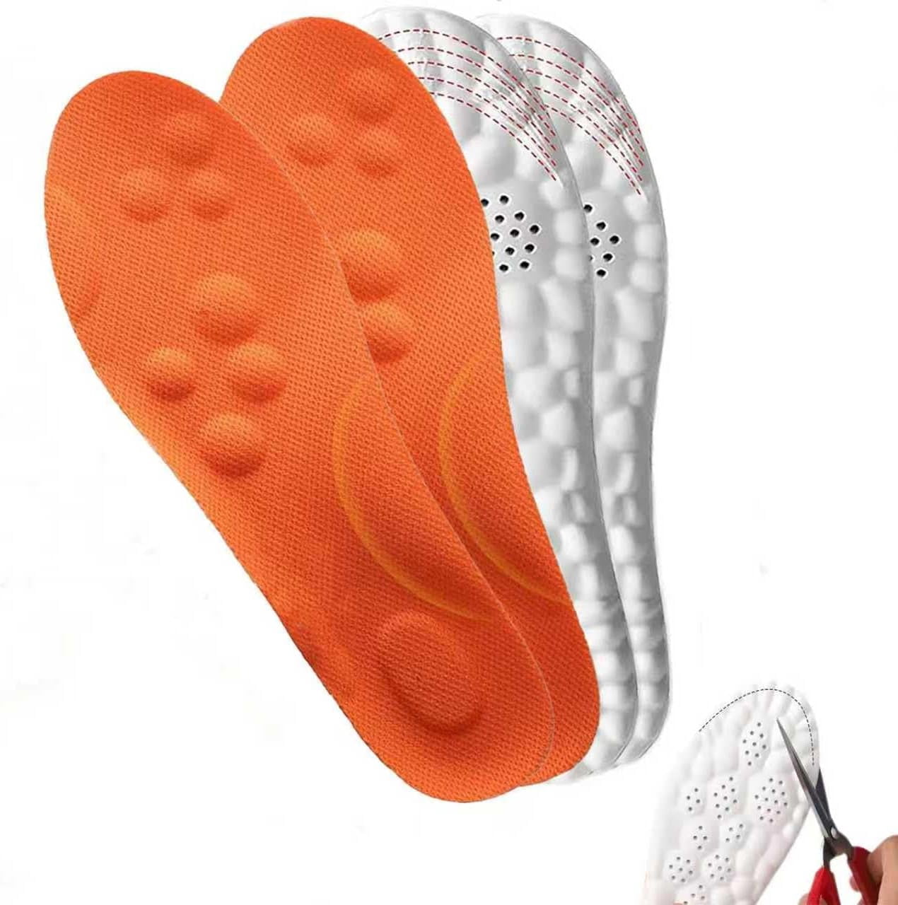 2PCS 4D Cloud Technology Insole for Men Women, Memory Foam Cloud ...