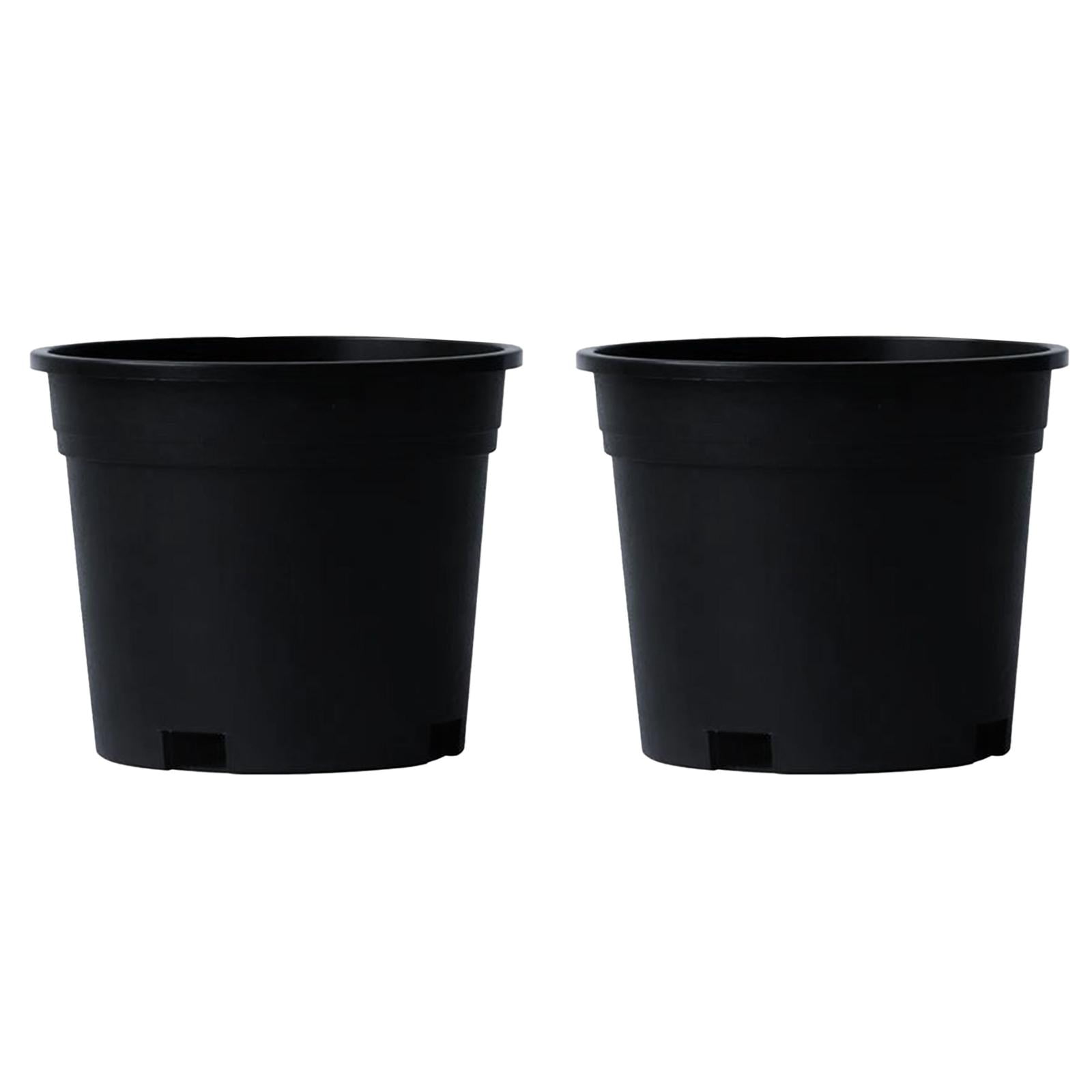 2PCS 4Gallon Flexible Seedling Pots Thick Nursery Containers with Drainage Holes, Ideal for Propagation, Succulents, Flower Growing & Home Gardening