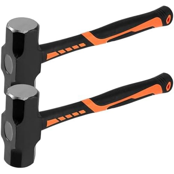 2PCS 4LB Sledge Hammer, Club Hammer with High Carbon Steel, Crack Hammer for Camping Removing Woodworking$$Tools & Hardware Other