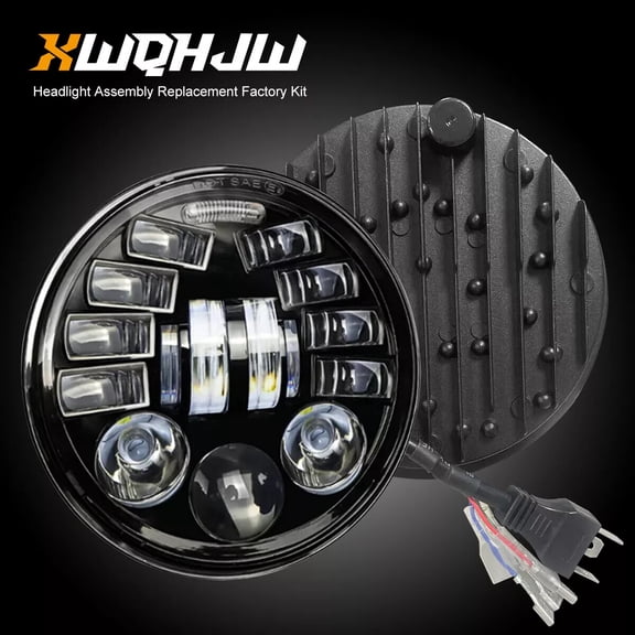 2PCS 5 3/4" 5.75" LED Headlights Hi/Lo Beam DRL Lamp For Chevy Corvette C3 68-82