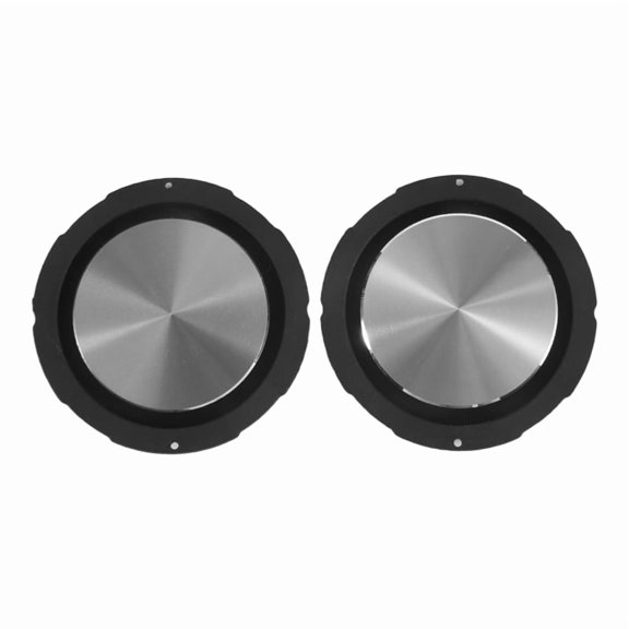 2PCS 55mm Passive Radiator Speaker Diaphragm Auxiliary Strengthen Vibration Membrane Woofer DIY Accessories,2 x Passive Radiator,Black