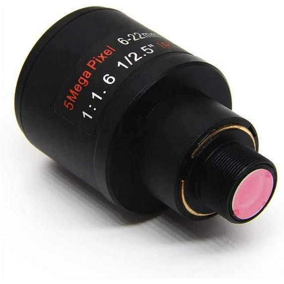 2PCS 5MP Action Camera Vari-Focal Lens 6-22mm M12 Mount 1/2.5 Inch IR Filter Long Distance View