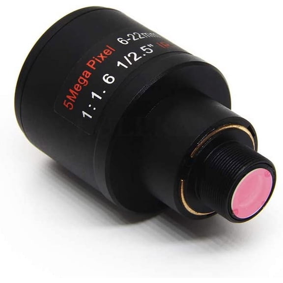 2PCS 5MP Action Camera Vari-Focal Lens 6-22mm M12 Mount 1/2.5 Inch IR Filter Long Distance View