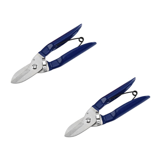 2PCS 6.7"x1.9" Steel Pruning Shears, Garden Hand Pruner for Plants, Branches & Fruit Trees(Blue)