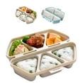 thumbnail image 1 of 2PCS 6-Cavity Onigiri Maker, Triangle Rice Ball Mold for Sushi, Seaweed Rice Balls, Younger Bento, Home DIY, Portable, Quick Release, Easy Clean, Multifunctional Bento Rice Mold, AKLJWH, C, 1 of 8