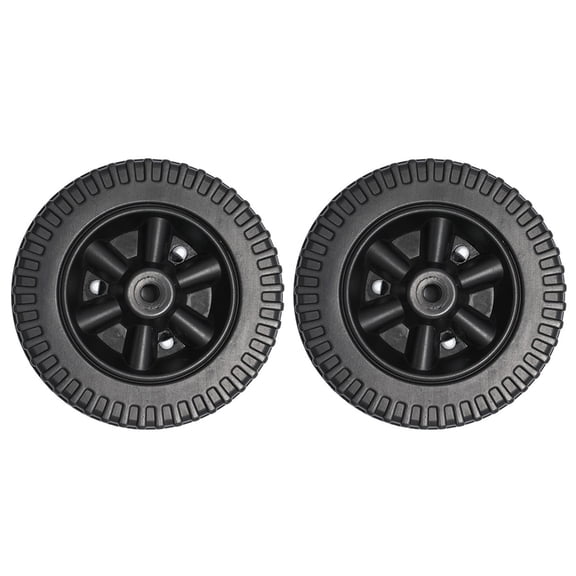 2PCS 6" Portable Outdoor Grills Replacement Wheel Support Heavy Load Securely