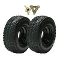 thumbnail image 1 of 2PCS 6 inch Wheel 13x5-6 13x5.00-6 Wheel Tire and Rim 3 Stud 4Ply Tubeless Wheel with 17T Rear Axle Hubs for Lawn Mower Yard Tractor Mini Bike ATV Quad Buggy Go Kart Tire Wheel 4Wheeler (17T), 1 of 8