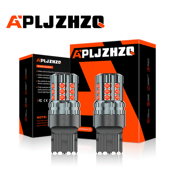 2PCS 7443 7440 LED Red Brake Tail Stop Light Bulbs for Subaru Impreza 2002-2016