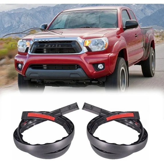2PCS 75551-04063 RH&LH ROOF DRIP MOLDING FOR 2005-2015 TOYOTA TACOMA DOUBLE CAB