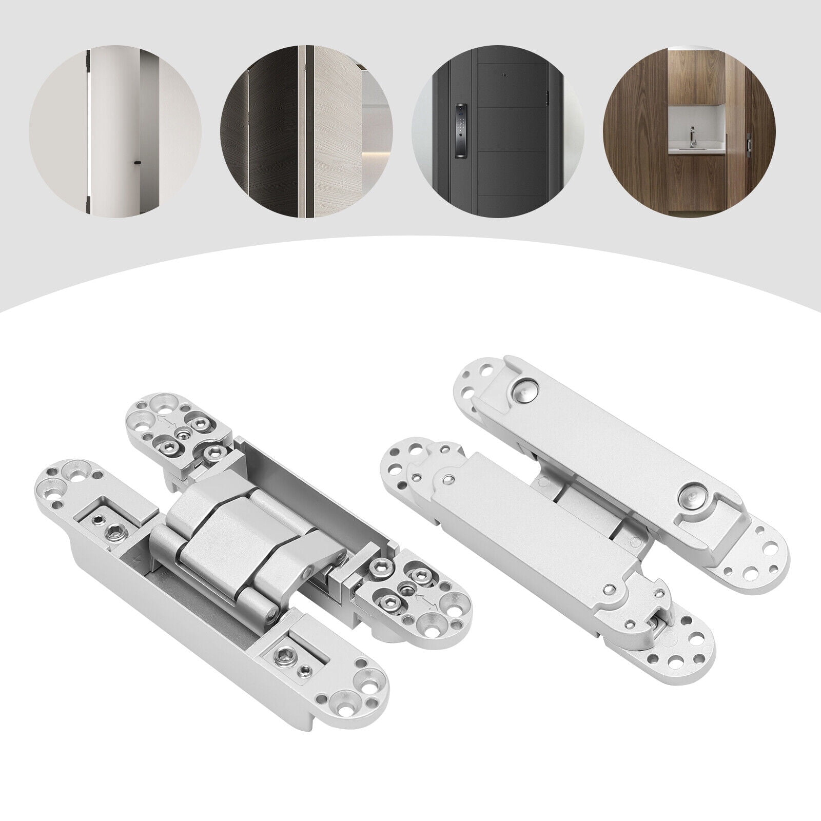2Pcs Zinc Alloy Self-Supporting Folding Table Hinges Home Flap Tables  Furniture Oval Hardware