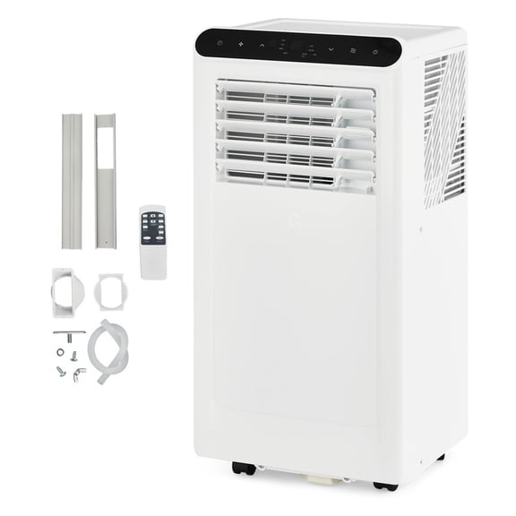 2PCS 8000 BTU Portable Air Conditioner – 4-Mode AC Unit with Dehumidifier, Fan & Sleep Mode, Quiet Operation, Remote Control & Window Kit for Rooms up to 350 Sq.Ft