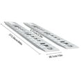 thumbnail image 1 of 2PCS 84" x 15" Aluminum Trailer Ramps for Motorcycle ATV UTV Car Trucks 6000 LBS, 1 of 15
