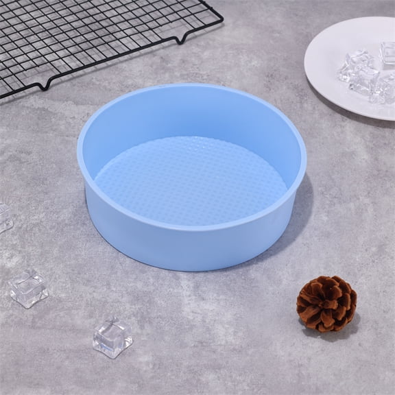 2PCS 8inch Round Silicone Cake Mold 2 Styles Silicone Mould Baking Forms Silicone Baking Pan For Pastry Cake DIY Cake Silicon Mold