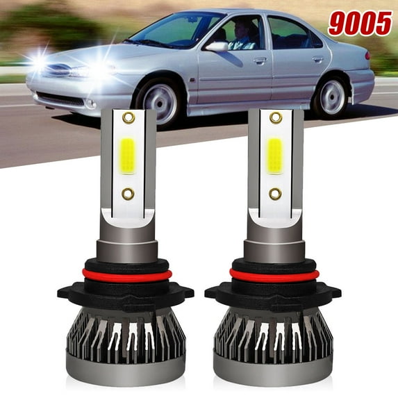 2PCS 9005 LED Bulb For FORD Ranger 2019-2020 9005 HB3 LED Headlight Bulbs, 9005 LED High Beam 6000K Bright White