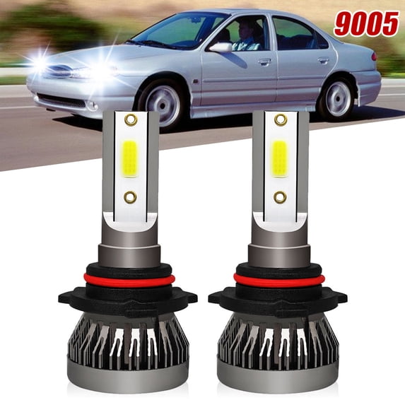 2PCS 9005 LED Bulb For Toyota Matrix/MR2 2003-2008 9005 HB3 LED Headlight Bulbs, 9005 LED High Beam 6000K Bright White