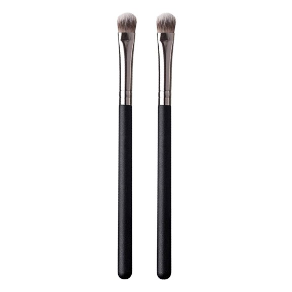 2PCS A506 Concealer Brush - Synthetic Fiber, Soft Bristles, for Eye Shadow/Foundation, Streak-Free Makeup