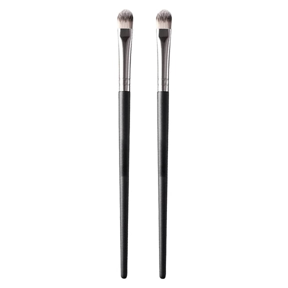 2PCS A506 Concealer Brush - Synthetic Fiber, Soft Bristles, for Eye Shadow/Foundation, Streak-Free Makeup