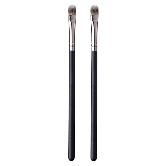 2PCS A506 Concealer Brush - Synthetic Fiber, Soft Bristles, for Eye Shadow/Foundation, Streak-Free Makeup