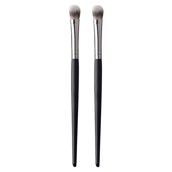 2PCS A506 Concealer Brush - Synthetic Fiber, Soft Bristles, for Eye Shadow/Foundation, Streak-Free Makeup