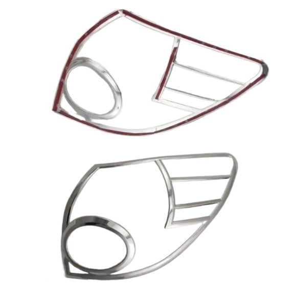 2PCS ABS Chrome TAIL LAMP COVER 2006 for Nissan AD Van Y12 Tail Light Cover Lamp Trim