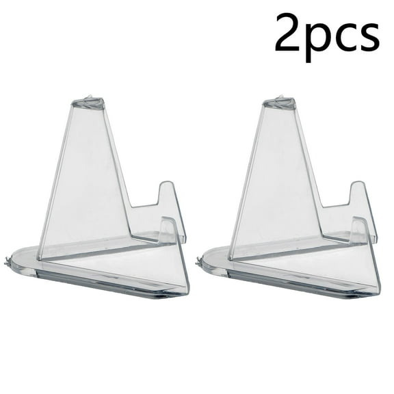 2PCS Acrylic Commemorative Coin Display Stand Transparent Triangle Versatile Display Stand For Exhibitions Homes Shop Casement