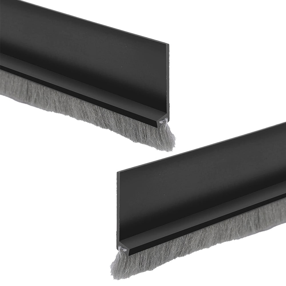 Soundproof Windows Sweep 2PCS Adhesive Door Sweep with Brush for Sound and Dust Insulation ...