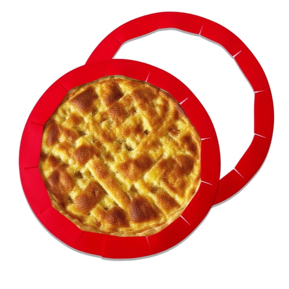 2PCS Adjustable Baking Pie Crust Shield Protector Cover for Edges of Pie - 8-inch to 11.5-inch.