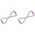 thumbnail image 1 of 2PCS Adjustable Figure 8 Fitness Puller - Elastic Resistance Bands for Shoulder Stretch, Arm Workout, Chest Expansion & Yoga, Home Exercise Equipment for Strength Training, 1 of 8