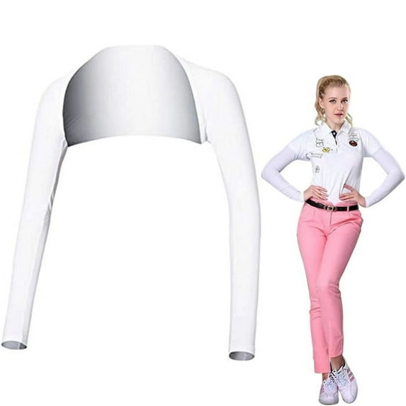 2PCS Advanced Cooling Shawl Arm Sleeve Sun Protection Comfortable & Breathable for Women Men S-XXL