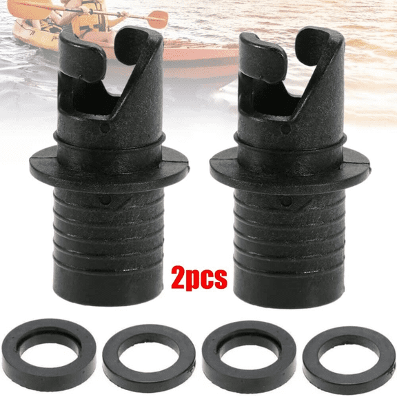 2PCS Air Pump Nozzle Valve Hose Adapter Connector For Inflatable Boat SUP Kayak