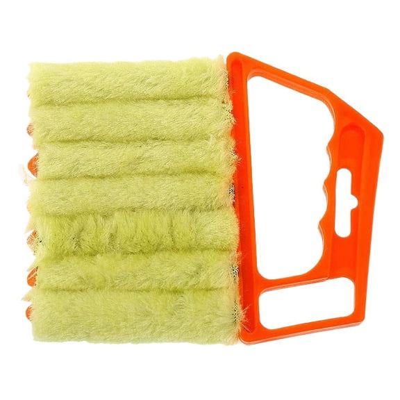 2PCS All-Purpose Washable Cleaning Brush-Blinds, Window Venetian Blind Cleaner Duster Tool,AC Vents & Window Tracks for Window Shutters Conditioner,Washable Mini Handheld Brush(Orange)