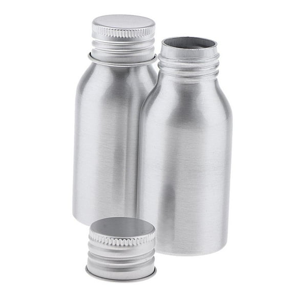 2PCS Aluminum Bottles Empty for Essential Oils Bottles Cosmetic Packaging Container Travel subpackage