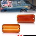 thumbnail image 1 of 2PCS Amber Lens Front/Rearr Side Marker Light Fender Light Turn Signal Light Turn Warning Light with Amber LED For 1985-1995 Chevrolet C10/20/30 G10 G20 G30 P20 P30 GMC G1500 G2500 G3500 P2500 P3500, 1 of 7