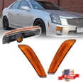 thumbnail image 1 of 2PCS Amber Lens Front Bumper Side Marker Lights For 2003-2007 Cadillac CTS CTS V, 1 of 8