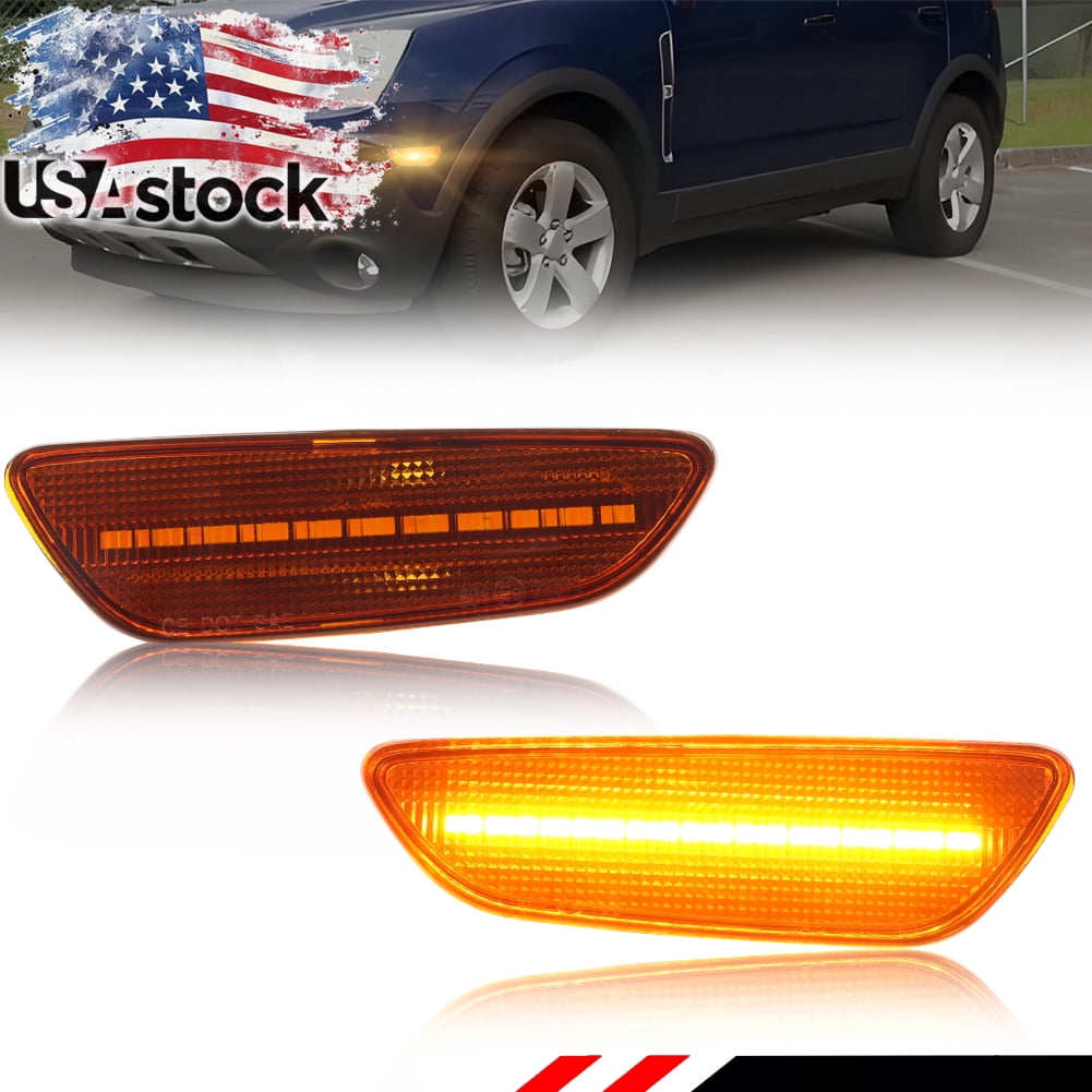 Smoked LED Side Marker Lights For BMW 5 Series E39/M5 (1995-2003) – Yellow Turn Signal, Waterproof