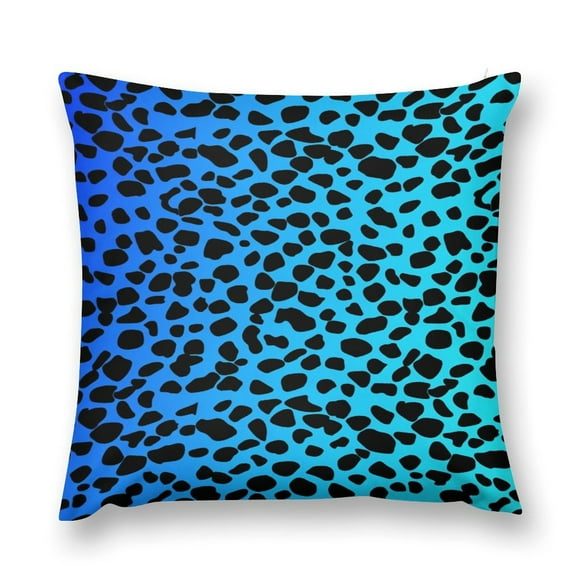 2PCS Animal Print Patterns Throw Pillow Covers 18x18 Decorative Pillows Case Soft Velvet Cushion Covers for Couch Sofa Patio Garden Decor