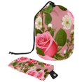 2PCS Art Flower Travel Cosmetic Bag Your Ultimate Makeup Organizer