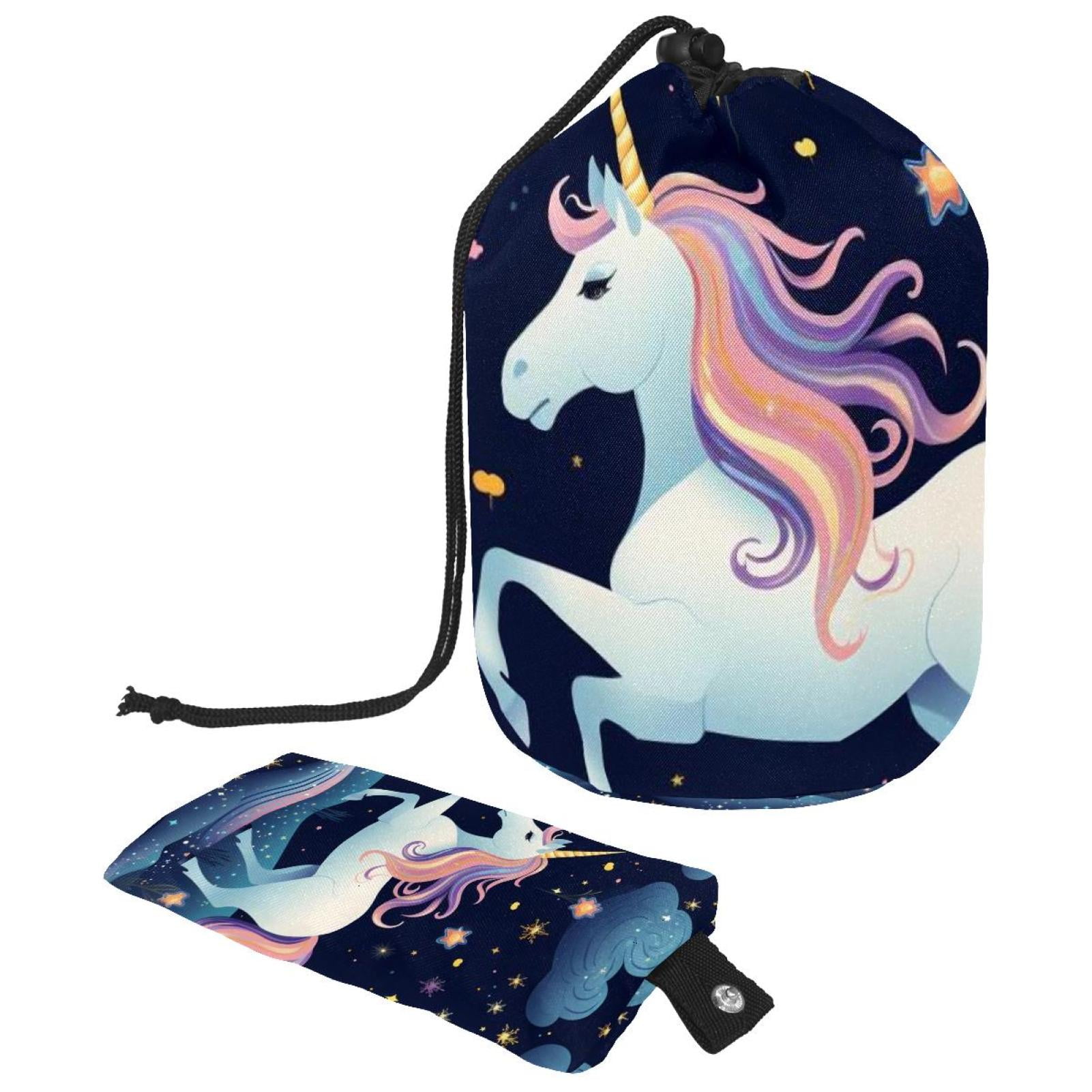 2pcs-art-starry-unicorn-travel-cosmetic-bag-makeup-organizer