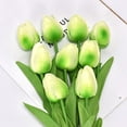2PCS Artificial Tulip Bouquet Wedding Home Decoration Real Touch Fake