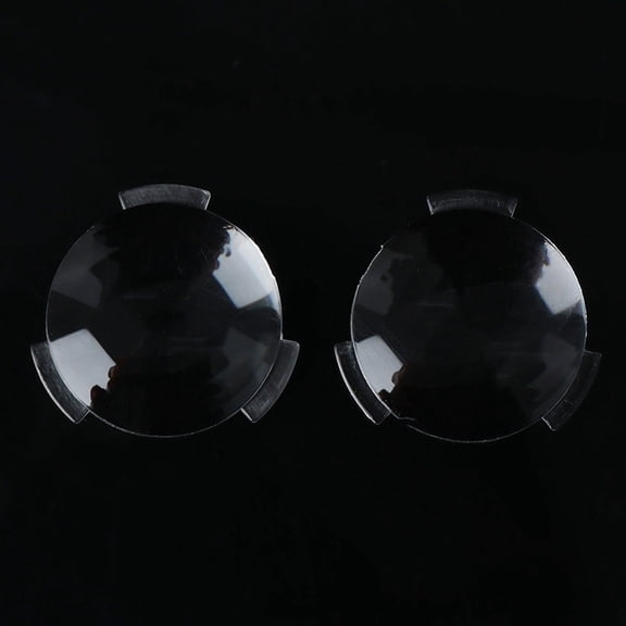 2PCS Aspherical Double Convex Lenses for VR Integration 25mm Size 45mm Focal Length Winged Edge Design Acrylic Optical Grade