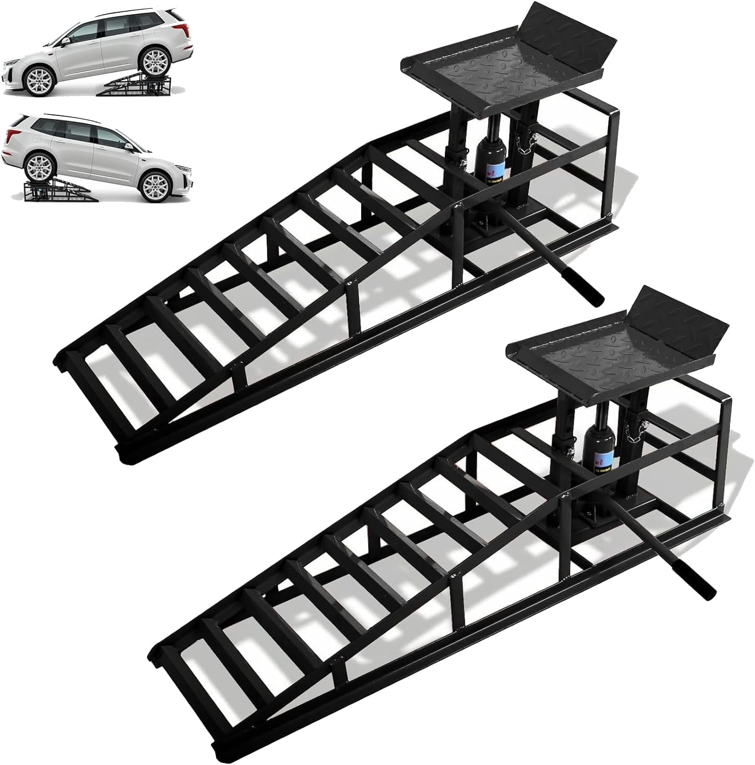 Repair Ramp 2PCS Auto Car Truck Service Ramps Lifts,12000lbs(5T) Garage Car Lift ...