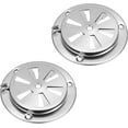 2PCS BBQ Grill Smoker Exhaust Vent Stove Air Vent Damper for Adjusting
