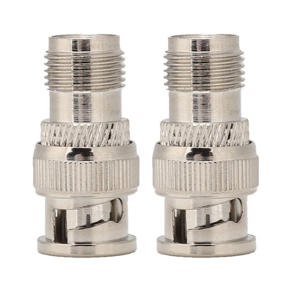 2PCS BNC/TNC to JK Adapter Head Converter for Telecommunications Coaxial Cable LMR