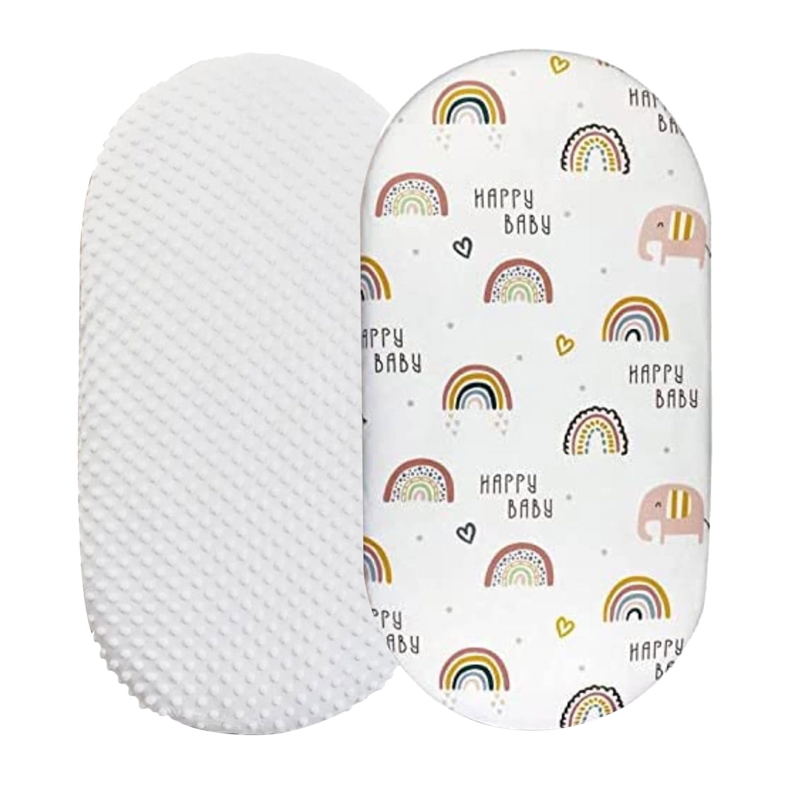 2PCS Baby Mose Basket Sheet Sheet Cradle Sheet Adapts To
