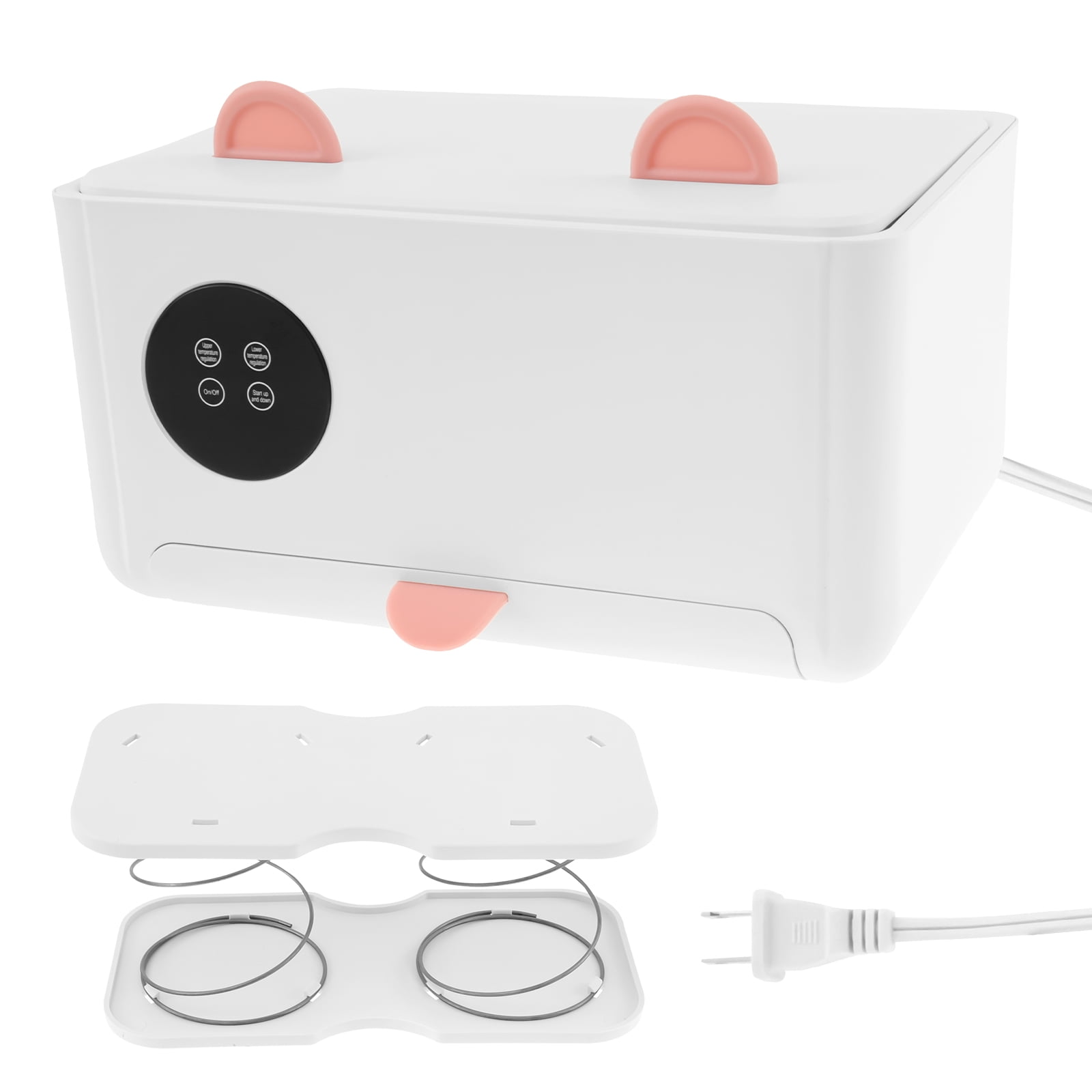 Baby Wipe Warmer With Thermostat - USB-Powered Heated Wipe Dispenser, Keeps Wipes Warm & Moist For Nursery
