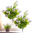 thumbnail image 1 of 2PCS Babys Breath Artificial Flowers Artificial Flowers for Outdoors Artificial Flowers for Outdoors Artificial Violet Flowers Boho Floral Decor Mothers Day Decor White, 1 of 9