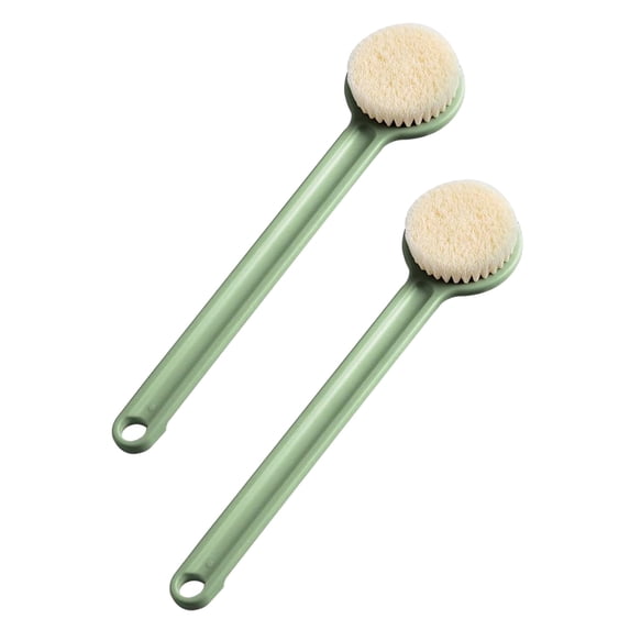 2PCS Back Scrubber for Shower, Body Brush,Brush for Exfoliating Improve Skin - green