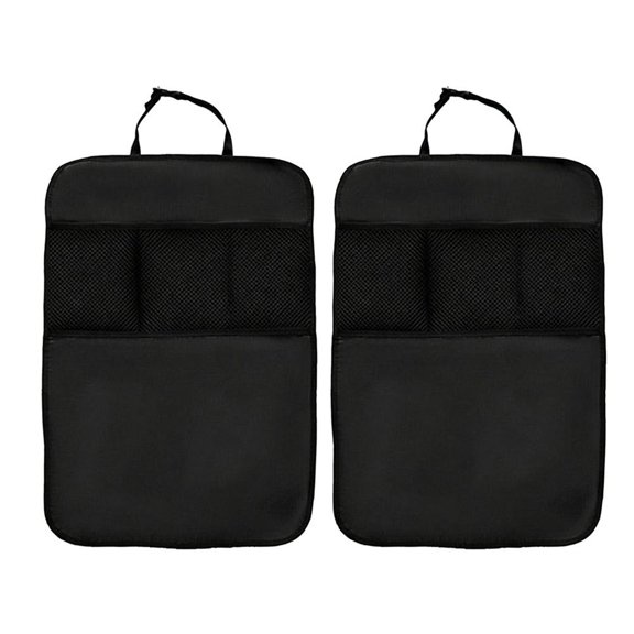 2PCS Back Seat Cover, Back seat dirt-proof protective pad, Storage Organizer, Large Waterproof Kick Mats Backseat Protector for Vehicles To Protect From Dirt, Mud & Scratches